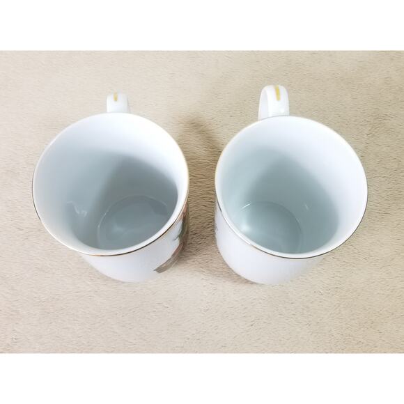 Norman Rockwell Coffee Mug Tea Cup 10oz The Cobbler 1982 A Dollhouse Japan x2 - Picture 9 of 12